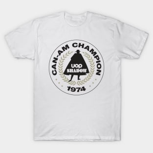 UOP Shadow CAN-AM Champions 1974 retro logo T-Shirt